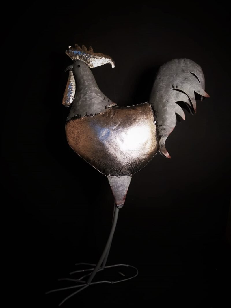 Haan zilver grijs