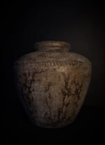 Bolle bruine pot - Afbeelding 2