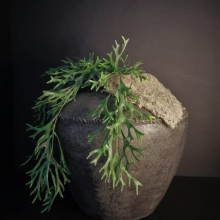 Bolle grijs/bruine pot