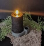 Brynxz multicandle kaarshouder met zwarte LED stompkaars