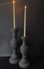 Gotische LED dinerkaarsen van 38cm goud - Afbeelding 3