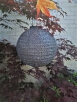 Grijze solar lampion 25 - Afbeelding 2