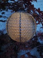 Grijze solar lampion 25