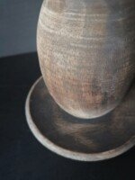 Houten kandelaar