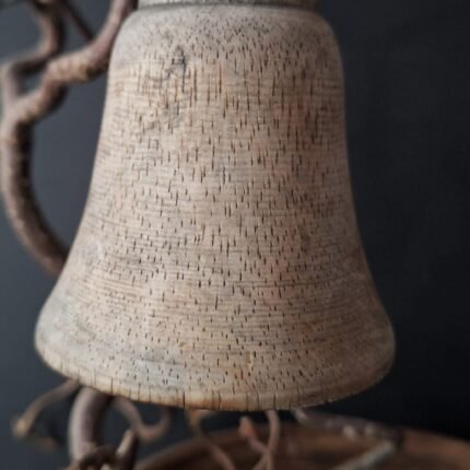 Houten kerstklok