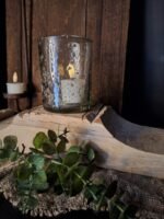 Houten poer kandelaar - Afbeelding 2