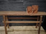 Houten side table 170cm