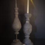 Led kaars beige 24cm