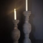 Led kaars creme 24cm