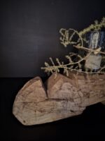 Oude poer kandelaar 46cm - Afbeelding 3