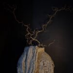 vismand met takken landelijke decoratie