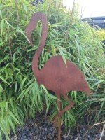 Tuinsteker flamingo