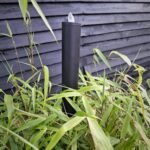 buiten fakkel op zonne-energie