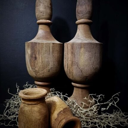 Groot houten ornament