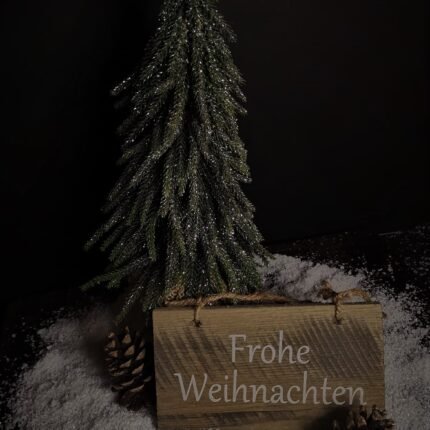 Houten tekstbord Weihnachten