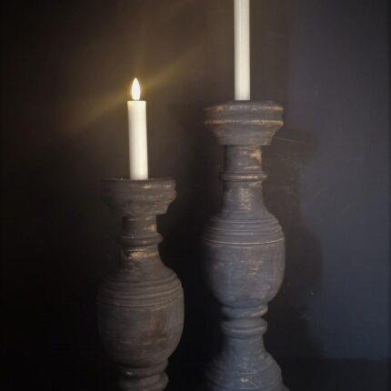 Led kaars creme 24cm foto 2