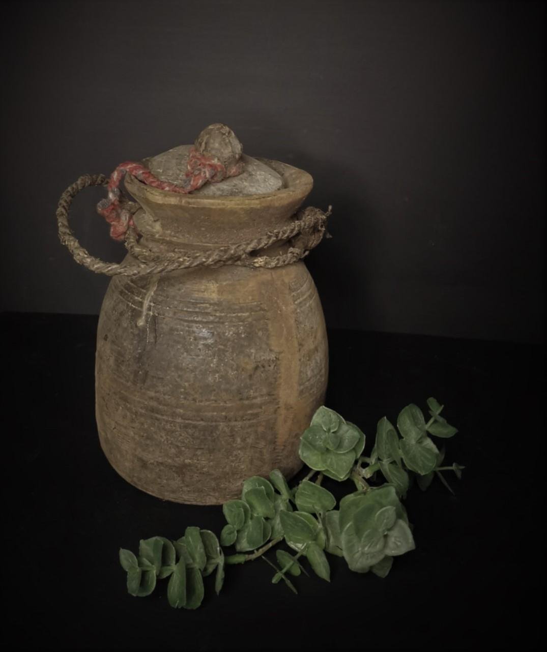 nepalese-pot-met-deksel 1 Nepalese pot met deksel - Afbeelding 1