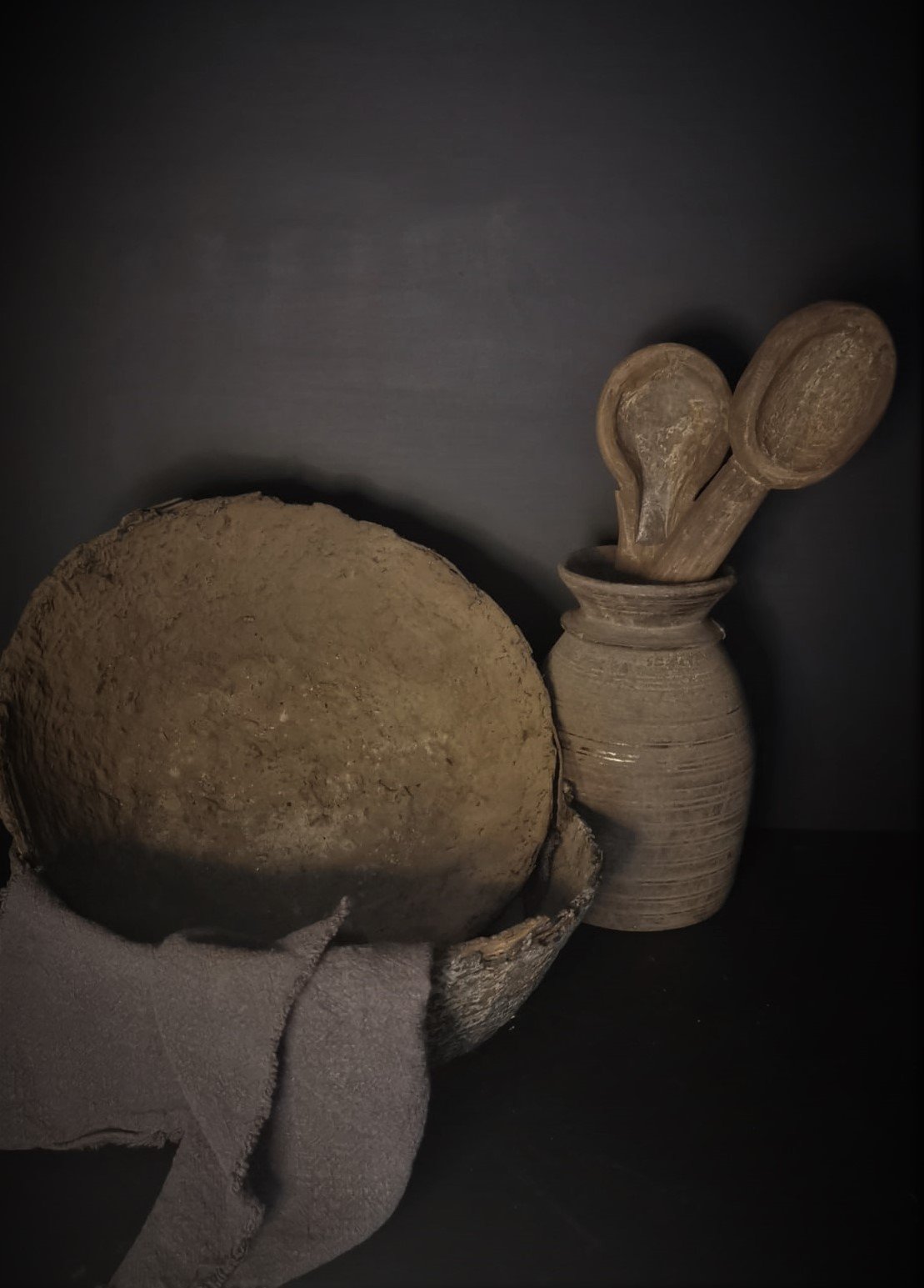 oude-bamboe-leemmand 1 oude bamboe leemmand landelijke stijl