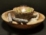 Oude houten schaal - Afbeelding 4