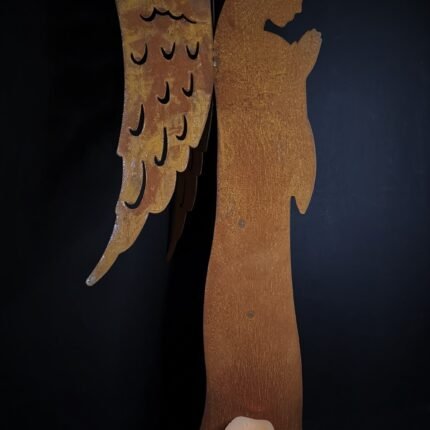Roestige engel 75cm
