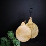 Ronde onderzetters aan rekje