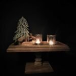 Windlicht steenslag XS – landelijke waxinelichthouder
