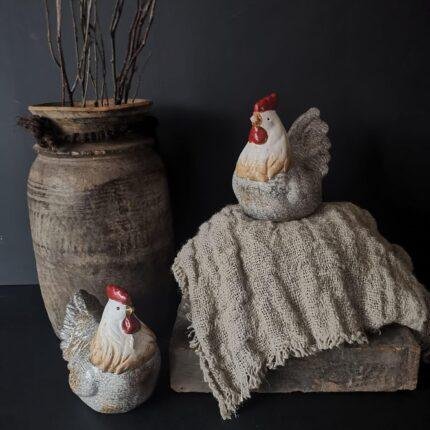 Decoratieve kip of haan