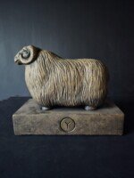 Brynxz sheep with horn