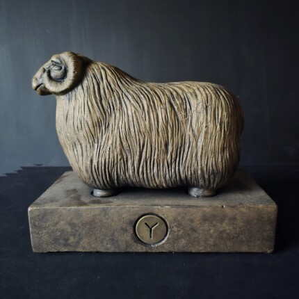 Brynxz sheep with horn