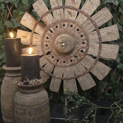 Houten spinnenwiel
