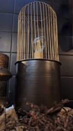 Sfeervolle verlichting met messing uitstraling