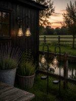 Set van 4 solar tuinverlichting - Afbeelding 2