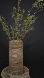 Kunst blauwe bessentak