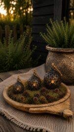 Oude metalen decoratiebal | Landelijke woondecoratie - Afbeelding 3