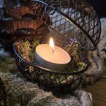 Zwart metalen gaas hanger