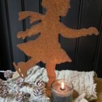 Roest Figuur - Schaatsend Kind