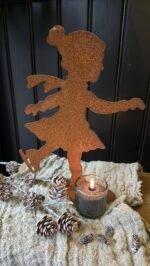 Roest Figuur - Schaatsend Kind
