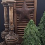 Houten kandelaar 60cm