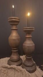 Houten kandelaar 47cm - Afbeelding 2