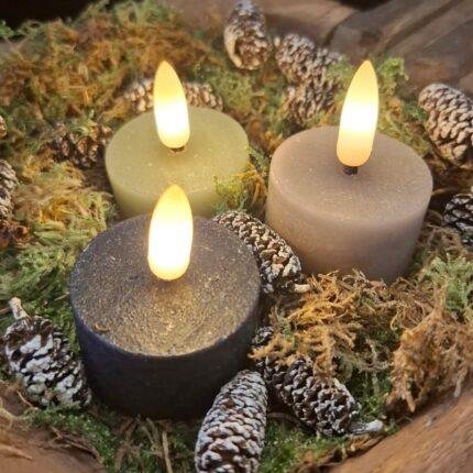 Countryfield theelicht rustiek wax