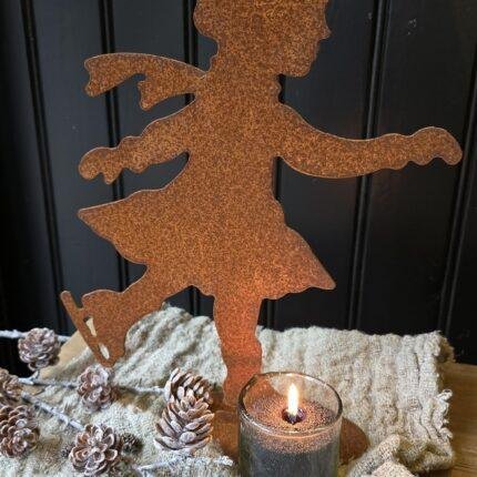 Roest Figuur - Schaatsend Kind
