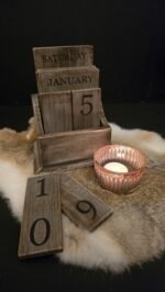 Houten kalender
