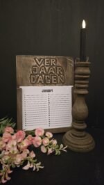 Verjaardagskalender met losse vellen