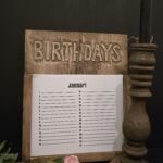 Verjaardagskalender 'Birthdays'