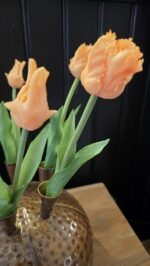 Papegaai kunsttulp zalm 40cm