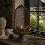 Stolp op voet – landelijke decoratiestolp