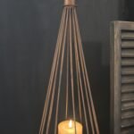 grote roest garde kandelaar