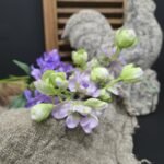 Kunst ridderspoor paars