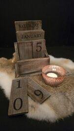 Houten kalender