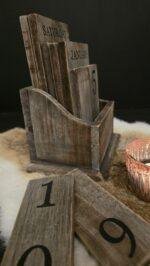 Houten kalender